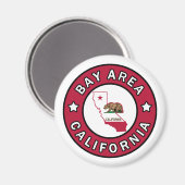 Bay Area California Magnet (Vorderseite/Rückseite)