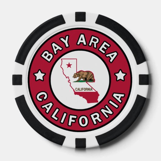 Bay Area California Pokerchips (Vorderseite)