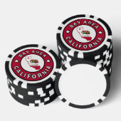 Bay Area California Pokerchips (Stapel)