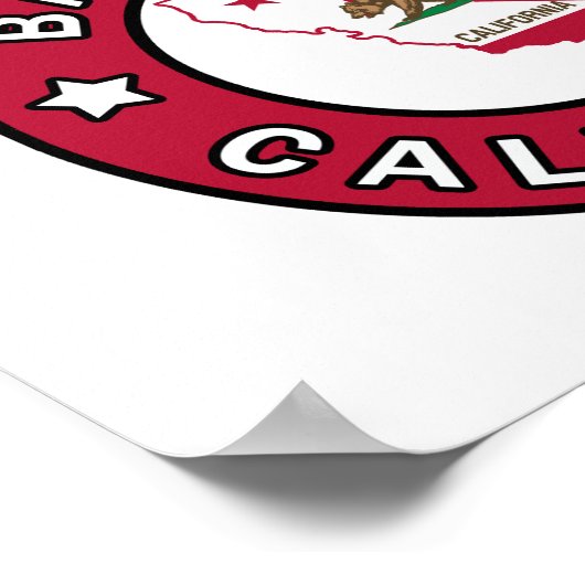 Bay Area California Poster (Ecke)