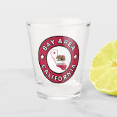 Bay Area California Schnapsglas (Vorderseite)