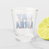 Bay Area California Schnapsglas (Rückseite)
