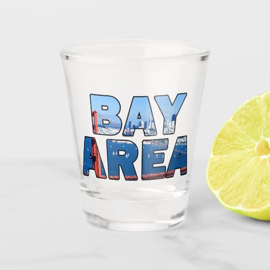 Bay Area California Schnapsglas (Vorderseite)