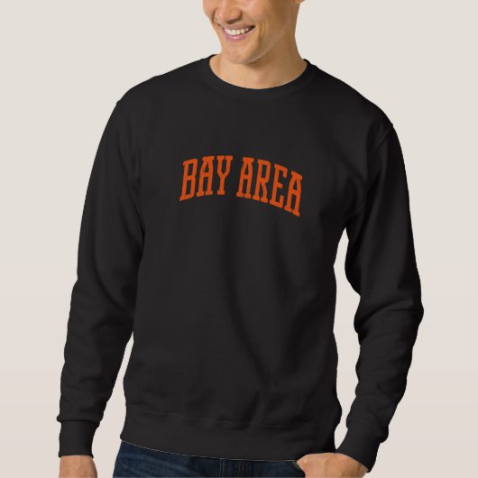 Bay Area California Vintage Style Premium Sweatshirt (Vorderseite)