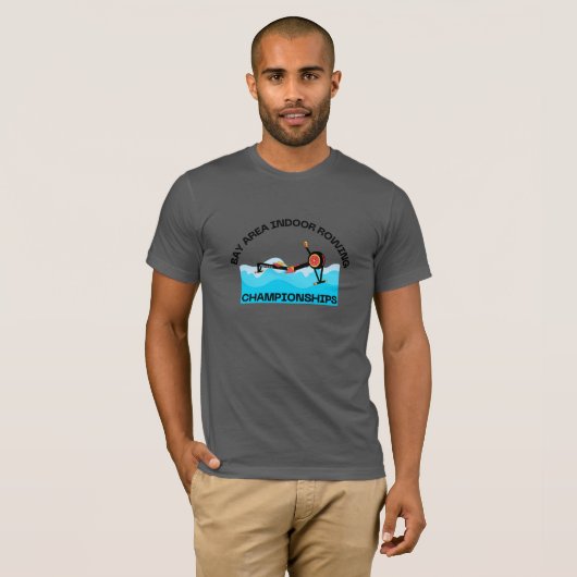Bay Area Indoor Rowing Championships 2025 T-Shirt (Vorne ganz)