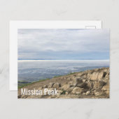 Bay Area Mission Peak Top Berggipfel Postkarte (Vorne/Hinten)