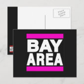 Bay Area Pink Postkarte (Vorne/Hinten)