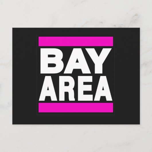Bay Area Pink Postkarte (Vorderseite)
