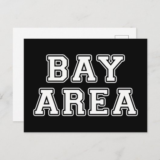 Bay Area Postkarte (Vorne/Hinten)