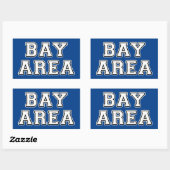 Bay Area Rechteckiger Aufkleber (Blatt)