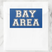 Bay Area Rechteckiger Aufkleber (Tasche)