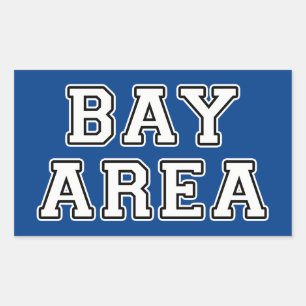 Bay Area Rechteckiger Aufkleber