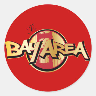 Bay Area Runder Aufkleber