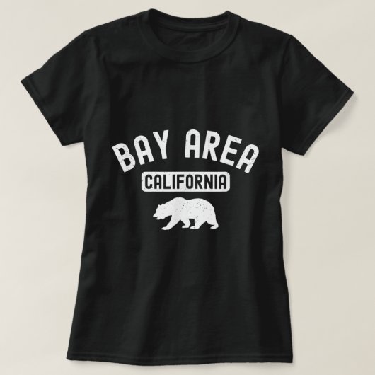 Bay Area San Francisco Oakland Berkeley Kalifornie T-Shirt (Design vorne)