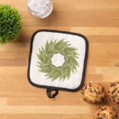 BAY BLÄTTER WREATH Pot Holder Topflappen (Oben Unten)