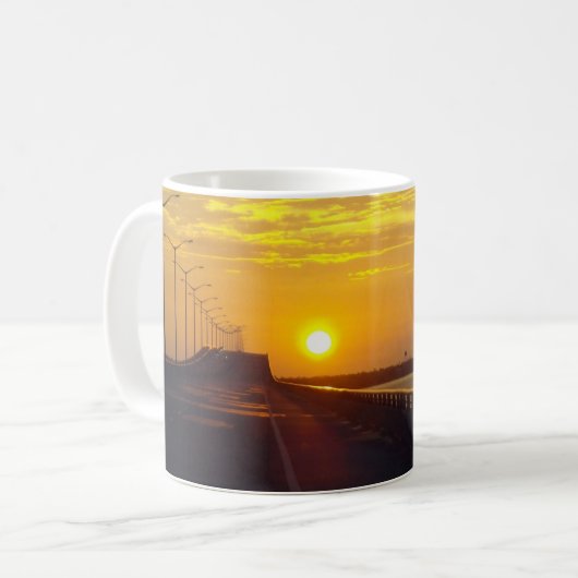 Bay Bridge bei Sunset Kaffeetasse (Vorderseite Links)