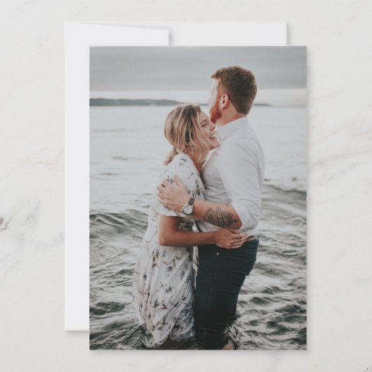 Bay Bridge Foto Save the Date (Rückseite)