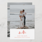 Bay Bridge Foto Save the Date (Vorne/Hinten)