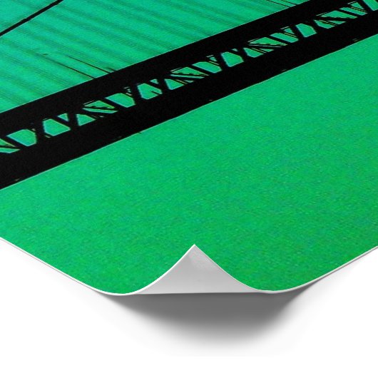 Bay Bridge - San Francisco, Kalifornien Poster (Ecke)