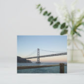 Bay Bridge SF California Postcard Postkarte (Stehend Vorderseite)