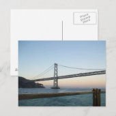 Bay Bridge SF California Postcard Postkarte (Vorne/Hinten)