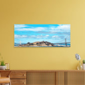 Bay Bridge Stretched Canvas Print Leinwanddruck (Insitu (Wohnzimmer))