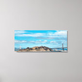 Bay Bridge Stretched Canvas Print Leinwanddruck (Vorderseite)