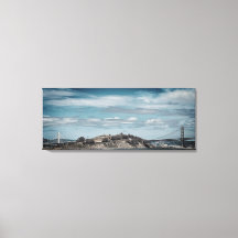 Bay Bridge Stretched Canvas Print