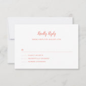 Bay Bridge Wedding RSVP Karte (Vorderseite)