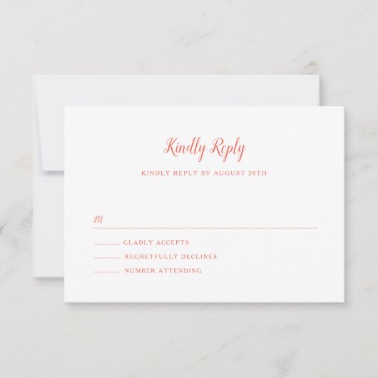 Bay Bridge Wedding RSVP Karte (Vorderseite)