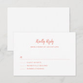 Bay Bridge Wedding RSVP Karte (Vorne/Hinten)
