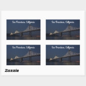Bay Bridge & Yerba Buena Island #2 Stickers (Blatt)