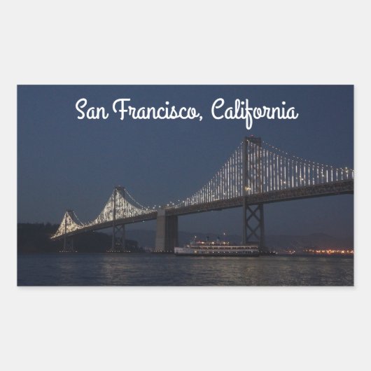 Bay Bridge & Yerba Buena Island #2 Stickers (Vorderseite)