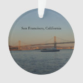 Bay Bridge & Yerba Buena Island #3 Ornament (Vorderseite)