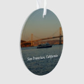 Bay Bridge & Yerba Buena Island #4-2 Ornament (Vorderseite)