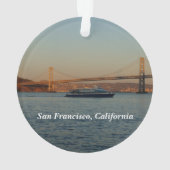 Bay Bridge & Yerba Buena Island #4-2 Ornament (Rückseite)