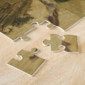 Bay Brown Thoroughbred Mare und Fohlen Puzzle (Seite)