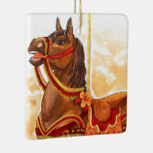 Bay Carousel Horse Ornament (Rechts)