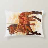 Bay Carousel Pferdekissen Dekokissen (Vorderseite)