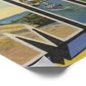 Bay City, Michigan - Große Buchstabenszenen Poster (Ecke)