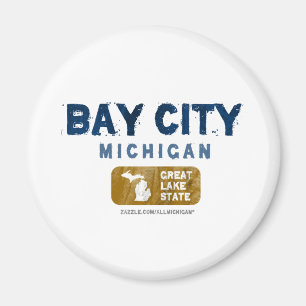 Bay City Michigan großer See-Staat Magnet