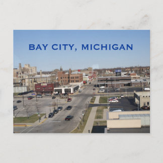 BAY CITY, MICHIGAN POST CARD POSTKARTE