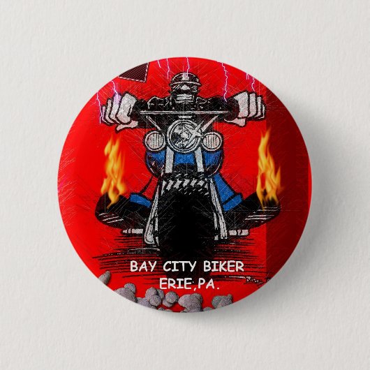BAY-CITY RADFAHRER    (KNÖPFE) BUTTON (Vorderseite)