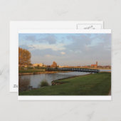 Bay City, Skyline von Michigan Postkarte (Vorne/Hinten)