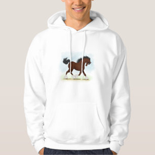 Bay Clydesdale Horse Hoodie