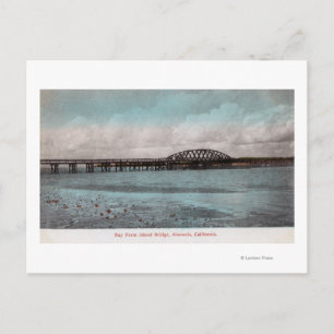 Bay Farm Island BridgeAlameda, CA Postkarte