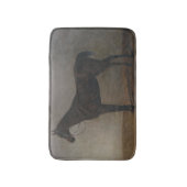 Bay Gelding Horse (von Albrecht Adam) Badematte (Vorderseite Vertikal)