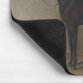 Bay Gelding Horse (von Albrecht Adam) Mousepad (Ecke)