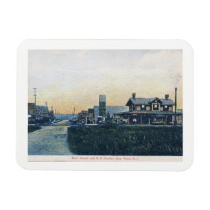 Bay Head, New Jersey, Main St, Vintag Magnet
