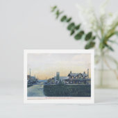 Bay Head, New Jersey, Main St, Vintag Postkarte (Stehend Vorderseite)